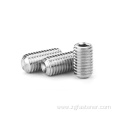 Stainless Steel set screws with cup point